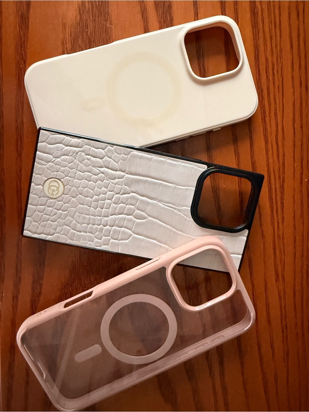 Neutral set of iPhone 16 pro max Cases (Set of 3)